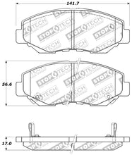 Load image into Gallery viewer, STOPTECH PERFORMANCE 03-10 HONDA ACCORD / 02-06 CR-V / 03-08 PILOT FRONT BRAKE PADS, 309.09140 - eliteracefab.com