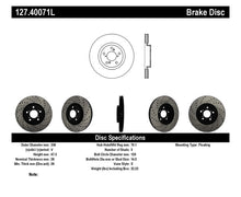 Load image into Gallery viewer, StopTech 07-08 Acura MDX SportStop Slotted &amp; Drilled Left Front Rotor - eliteracefab.com