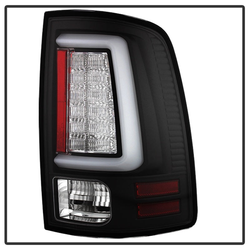 Spyder 09-16 Dodge Ram 1500 Light Bar LED Tail Lights - Black ALT-YD-DRAM09V2-LED-BK - eliteracefab.com