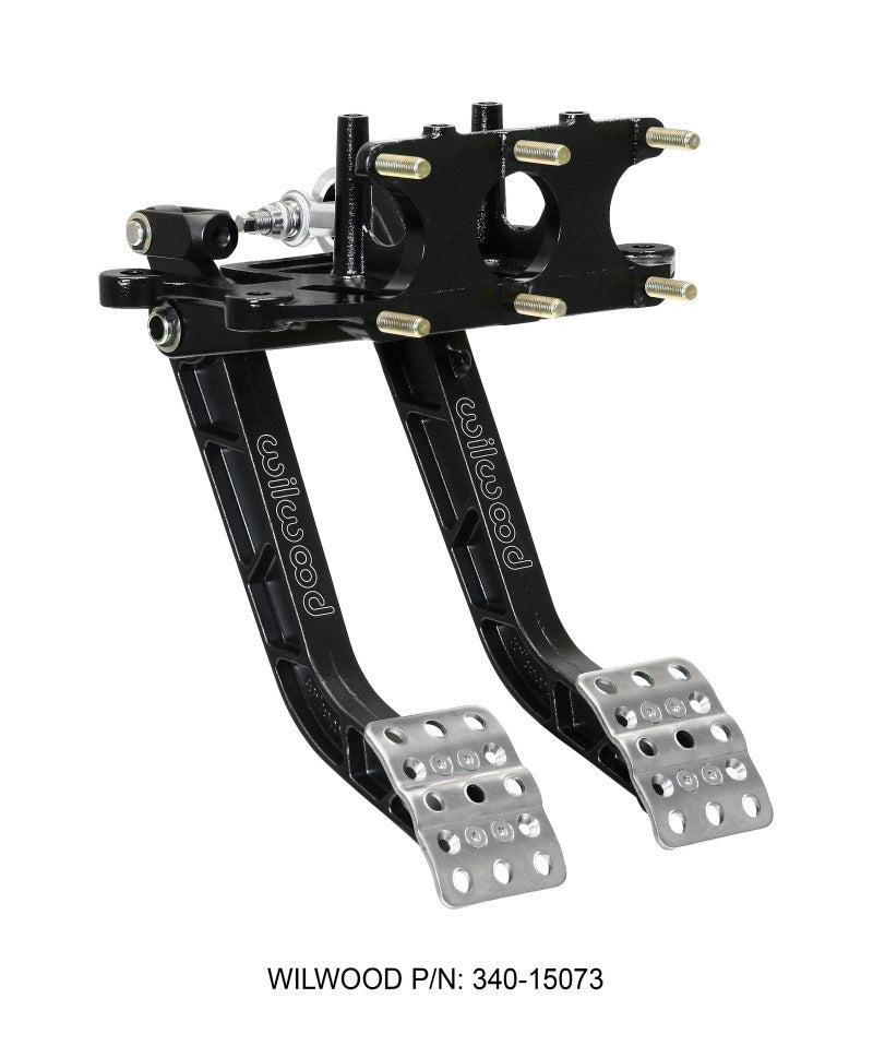 Wilwood Adjustable-Trubar Dual Pedal - Brake / Clutch - Rev. Swing Mount - 5.1:1 - eliteracefab.com
