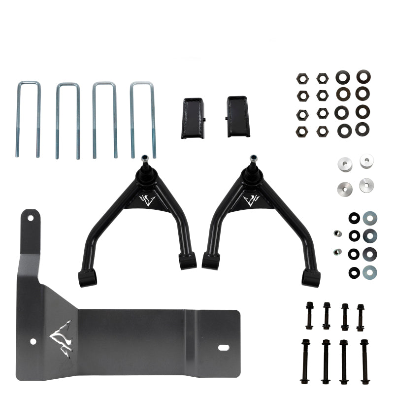 Belltech 14-16 Silverado / Sierra 1500 4WD Ext & Crew Cab 4in Trail Perf Lift Kit - eliteracefab.com