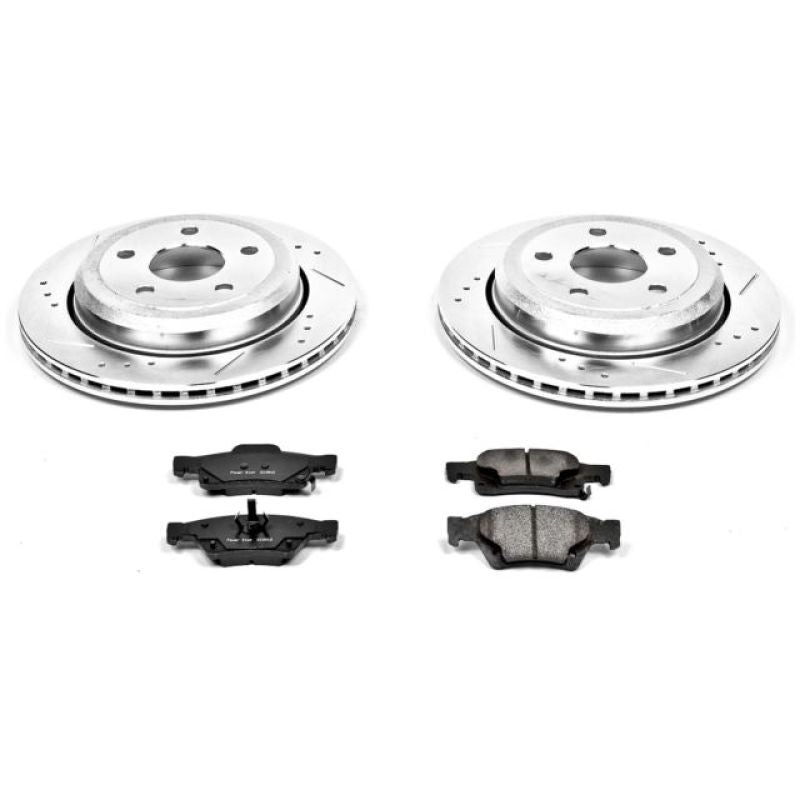 Power Stop 11-19 Dodge Durango Rear Z23 Evolution Sport Brake Kit - eliteracefab.com