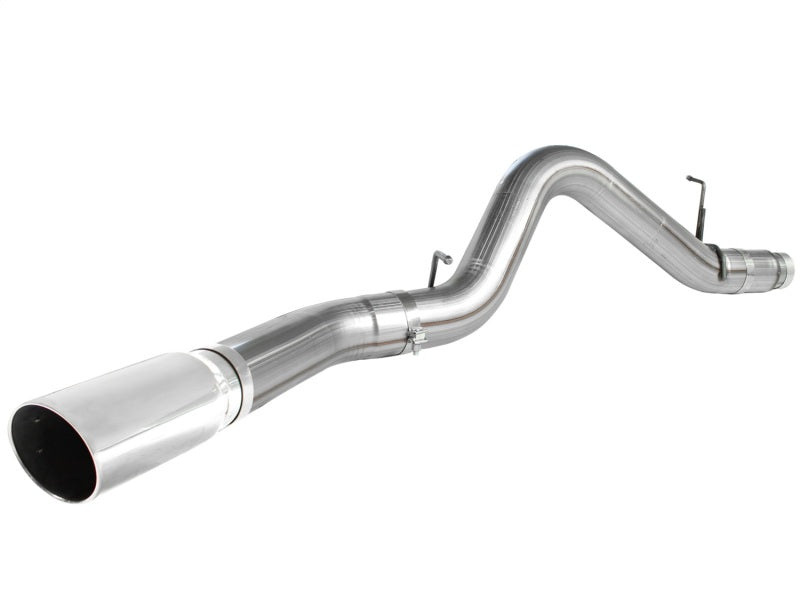 aFe MACHForce XP Exhaust 5in DPF-Back SS 11-13 GM Diesel Trucks V8-6.6L (td) (LML) (Pol Tip) aFe