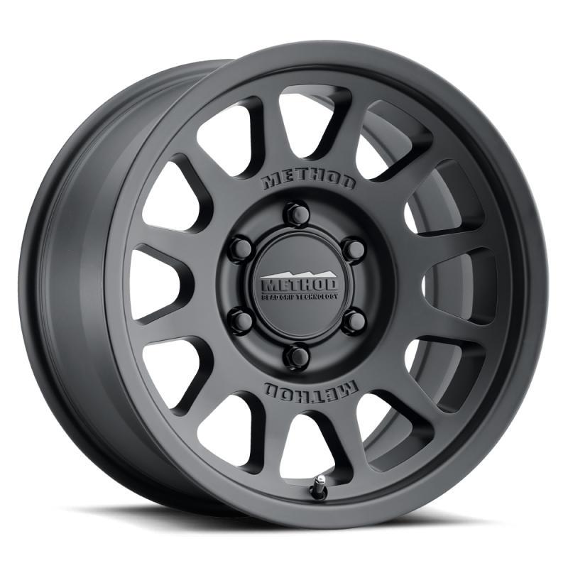 Method MR703 17x8.5 0mm Offset 6x5.5 106.25mm CB Matte Black Wheel - eliteracefab.com