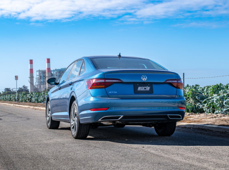 Borla 2019 Volkswagen Jetta 1.4L 2.5in Pipe Dia 2.5in Tip Turn Down Pipe S Type Catback Exhaust - eliteracefab.com