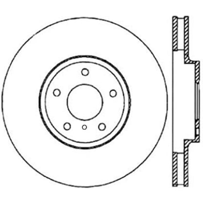 Stoptech 06-07 350Z / 05-07 G35 / 06-07 G35X Front CRYO-STOP Rotor Stoptech