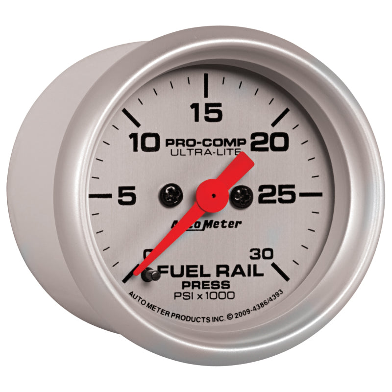 AutoMeter Gauge Rail Pressure (Ram 5.9L) 2-1/16in. 30Kpsi Digital Stepper Motor Ul 4386