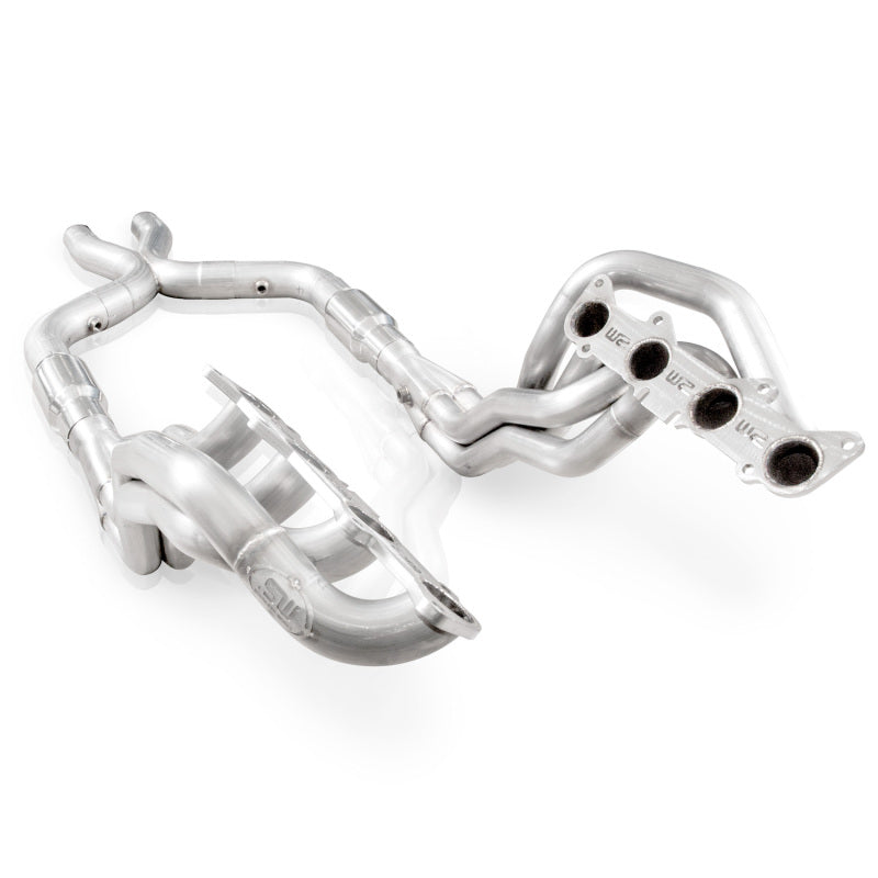 Stainless Works 2011-14 Mustang GT Headers 1-7/8in Primaries High-Flow Cats 3in X-Pipe - eliteracefab.com