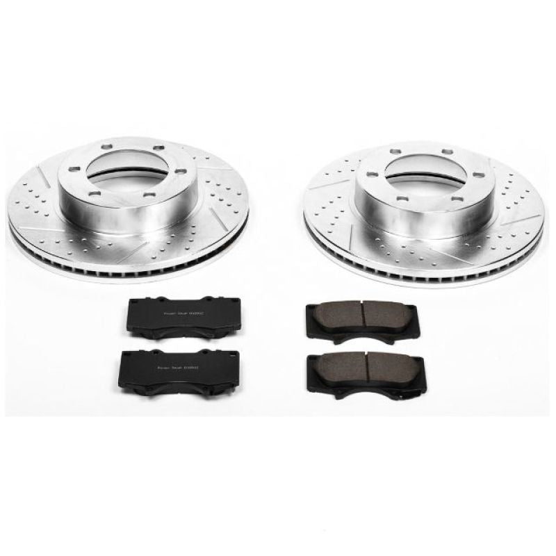 Power Stop 01-07 Toyota Sequoia Front Z23 Evolution Sport Brake Kit - eliteracefab.com