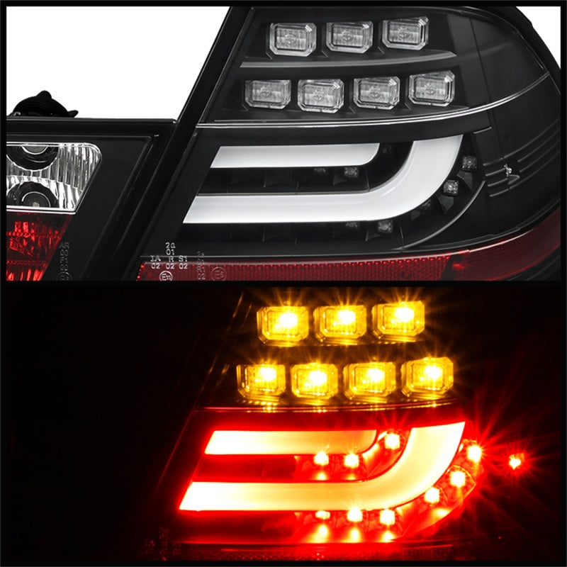 Spyder BMW E46 00-03 2Dr Coupe Light Bar LED Tail Lights Blk ALT-YD-BE4600-LBLED-BK - eliteracefab.com