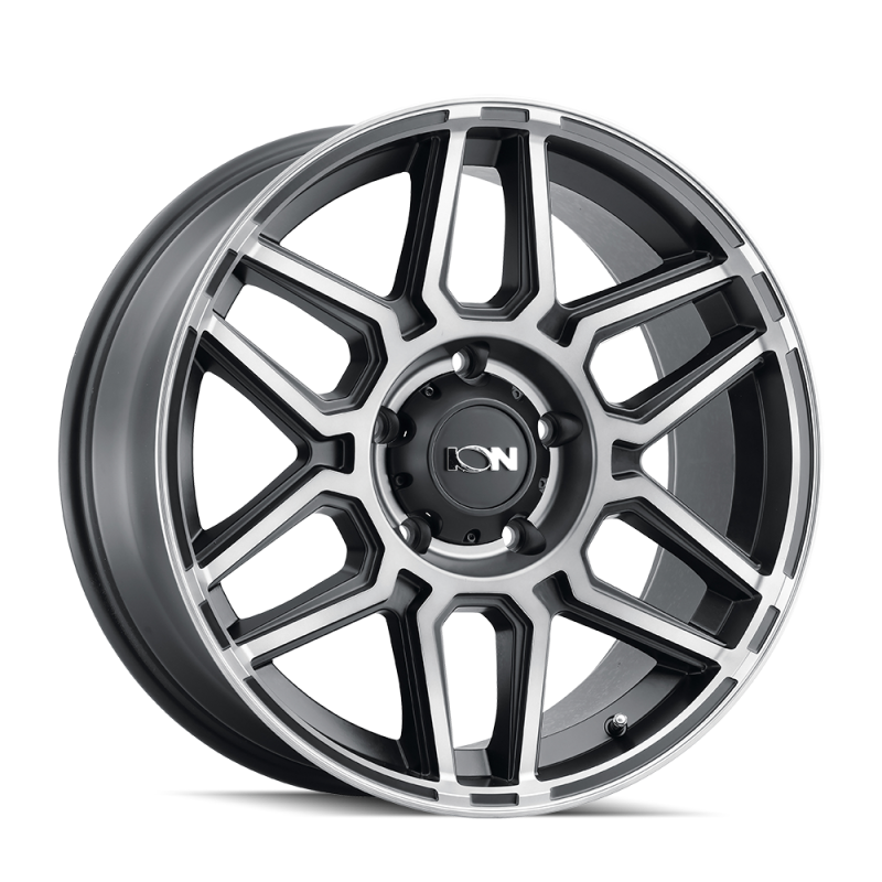 ION Type 146 20x10 / 6x135 BP / -19mm Offset / 87.1mm Hub Matte Black W/Machined Dart Tint Wheel ION Wheels