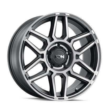 ION Type 146 20x10 / 6x135 BP / -19mm Offset / 87.1mm Hub Matte Black W/Machined Dart Tint Wheel ION Wheels