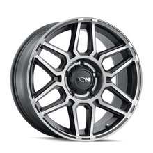 Load image into Gallery viewer, ION Type 146 20x9 / 8x170 BP / 0mm Offset / 125.2mm Hub Matte Black W/Machined Dart Tint Wheel