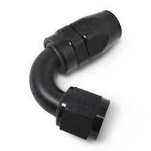 Load image into Gallery viewer, Russell Performance -10 AN Black 120 Degree Full Flow Swivel Hose End