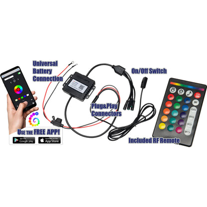 ORACLE Lighting LED Illuminated Wheel Rings - ColorSHIFT RGB+W ORACLE Lighting