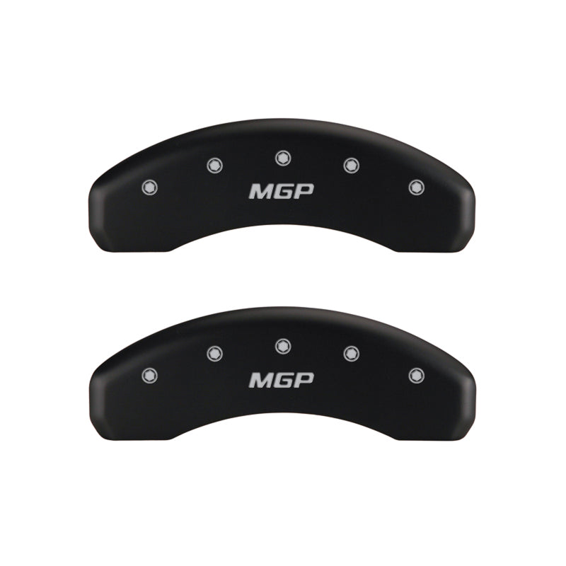 MGP Rear set 2 Caliper Covers Engraved Rear MGP Red finish silver ch MGP