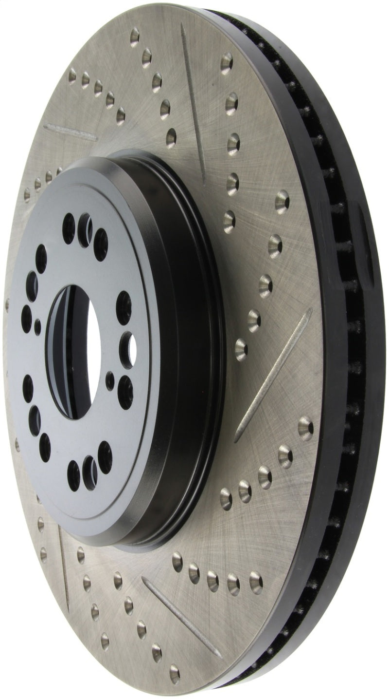 StopTech 95-00 Lexus LS 400 Left Front Slotted & Drilled Rotor Stoptech