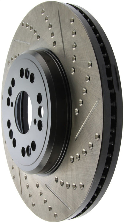 StopTech 95-00 Lexus LS 400 Left Front Slotted & Drilled Rotor Stoptech