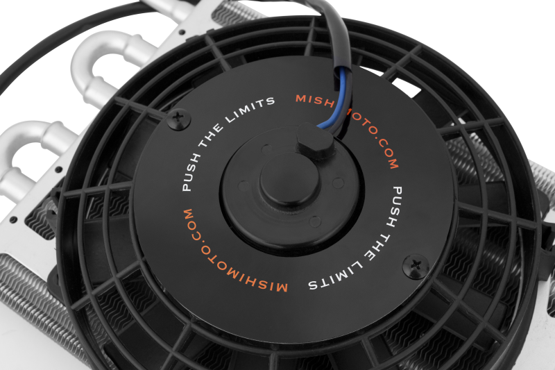 Mishimoto Heavy Duty Transmission Cooler w/ Electric Fan - eliteracefab.com
