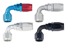 Load image into Gallery viewer, Fragola -6AN x 90 Degree Power Flow Hose End - Clear - eliteracefab.com