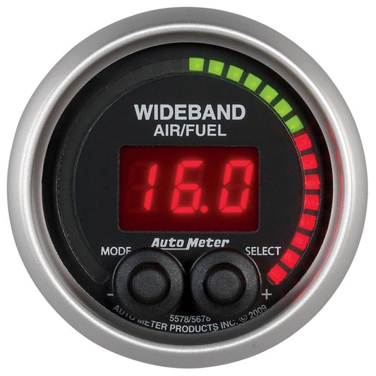 Autometer Elite 52mm Wideband Air/Fuel Ratio PRO Kit 5678
