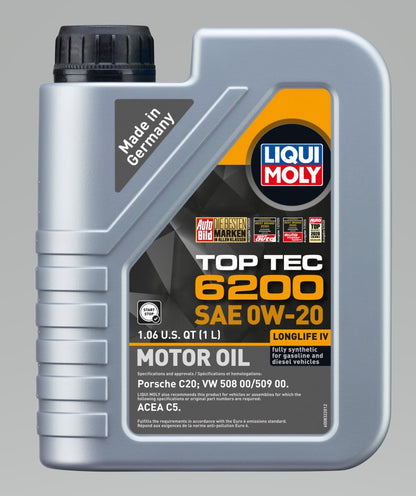 LIQUI MOLY 1L Top Tec 6200 Motor Oil 0W20 LIQUI MOLY