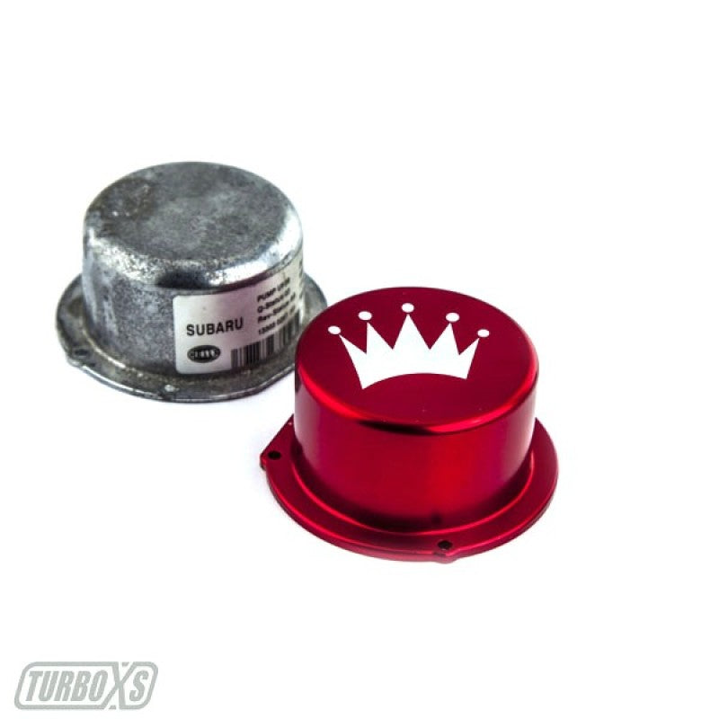 TURBOXS VACUUM PUMP COVER SUBARU WRX RED; 2015-2016 - eliteracefab.com