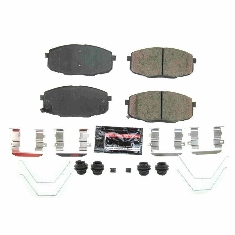 Power Stop 2018 Hyundai Elantra GT Front Z23 Evolution Sport Brake Pads w/Hardware - eliteracefab.com