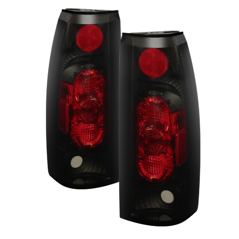 Spyder Chevy C/K Series 1500 88-98/GMC Sierra 88-98 G2 Euro Tail Lights Blk Smke ALT-YD-CCK88G2-BSM - eliteracefab.com