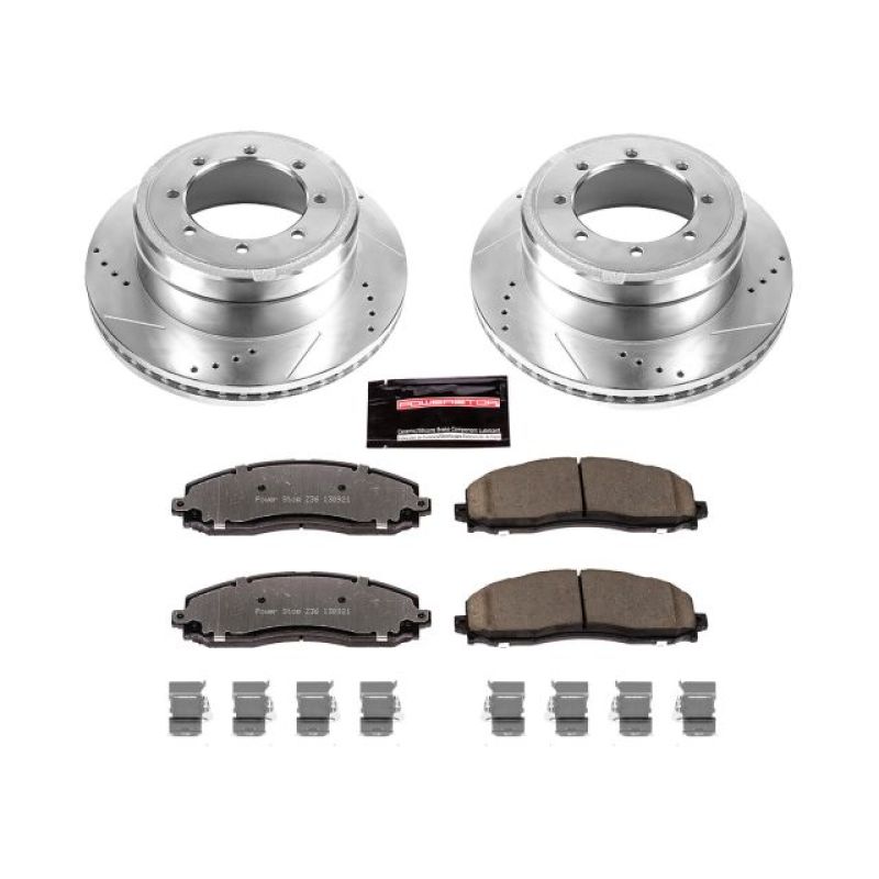 Power Stop 13-19 Ford F-350 Super Duty Rear Z36 Truck & Tow Brake Kit - eliteracefab.com