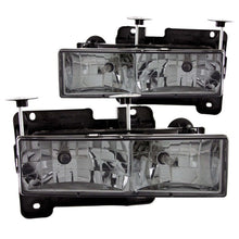 Load image into Gallery viewer, ANZO USA Chevrolet C1500 Crystal Headlights W/ Smoke Lens; 1988-1998 - eliteracefab.com