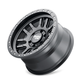 Dirty Life 9309 Canyon Pro 17x9/5x127 BP/-12mm Offset/71.5mm Hub Matte Black Wheel -  simulated Beadlock