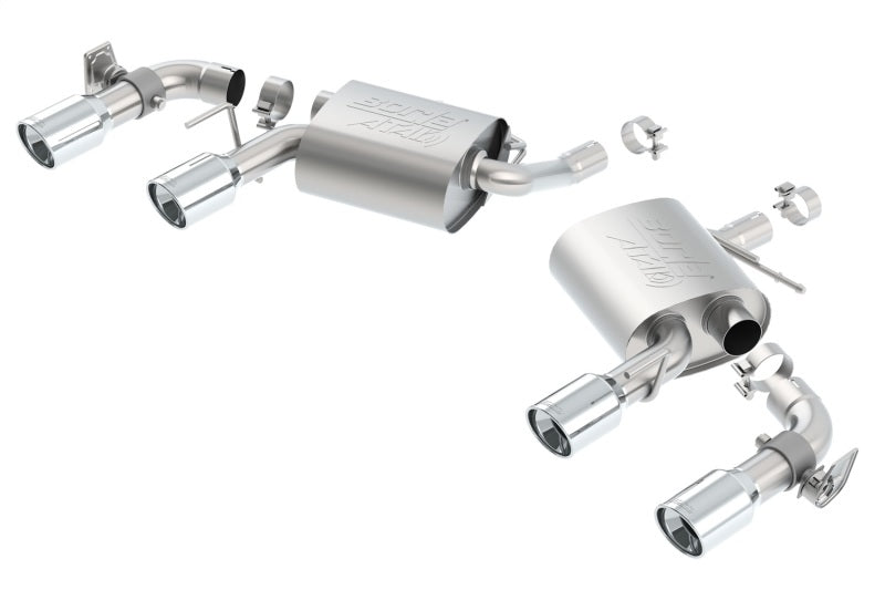 Borla 2016 Chevy Camaro V6 AT/MT ATAK Rear Section Exhaust w/ Dual Mode Valves - eliteracefab.com