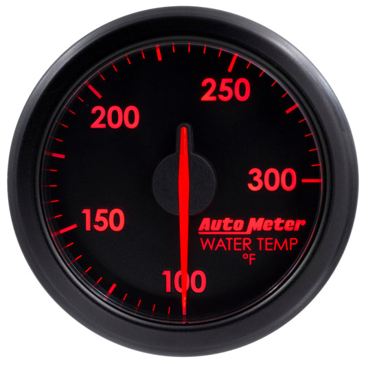 Autometer Airdrive 2-1/6in Water Temperature Gauge 100-300 Degrees F - Black 9154-T