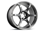 Advan RG-4 18x7 +41 4-100 Racing Hyper Black & Ring Wheel