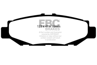 EBC 93-97 Lexus GS300 3.0 Redstuff Rear Brake Pads - eliteracefab.com
