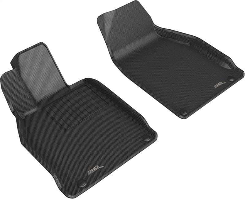 3D MAXpider L1PO02111509 12-19 Porsche 911 Conv/S/4/4S/GTS/Targa/Turbo/T/GTZ Kagu 1st Row Floormat - Black