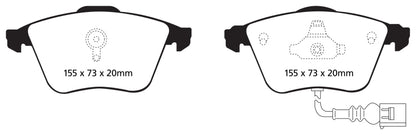 EBC Ultimax2 Front Brake Pads - UD1359 EBC