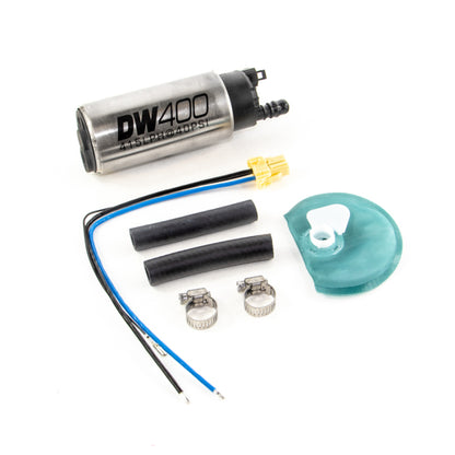 DeatschWerks 415LPH DW400 In-Tank Fuel Pump w/ Universal Set Up Kit - eliteracefab.com