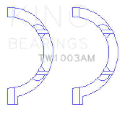 King Chrysler 345/370 OHV Hemi Thrust Washer Set King Engine Bearings