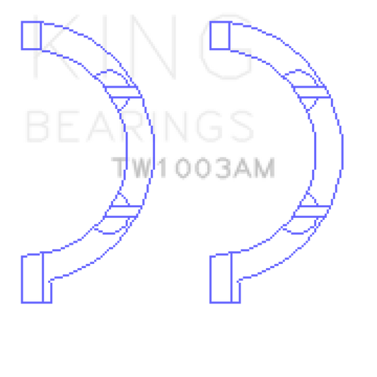 King Chrysler 345/370 OHV Hemi Thrust Washer Set King Engine Bearings