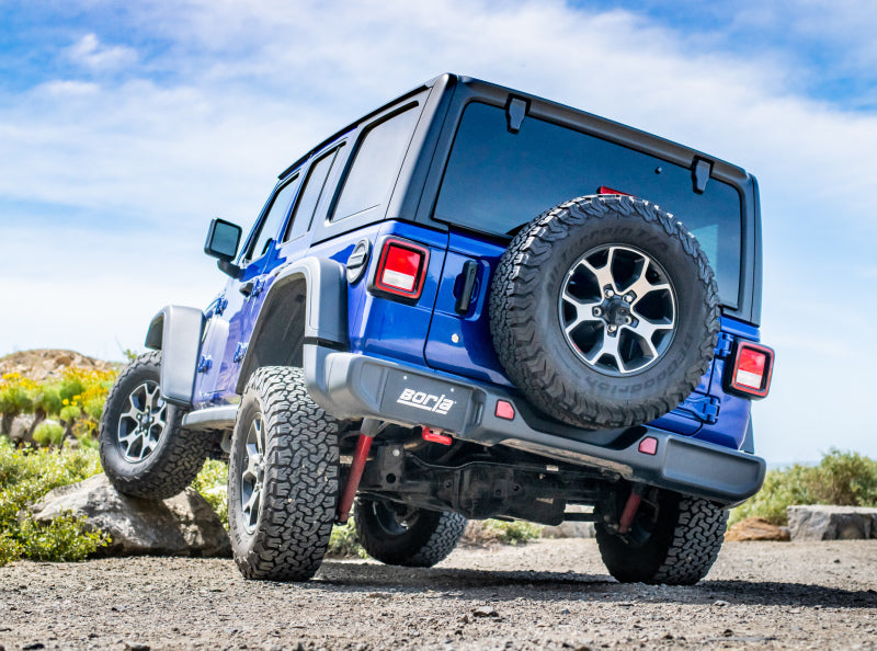 Borla 18-19 Jeep Wrangler JLU 2.0L AT/MT 4WD S Type (Climber) Catback Exhaust - eliteracefab.com