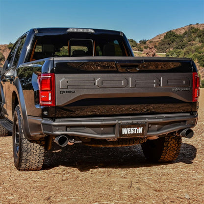 Westin 17-20 Ford F-150 Raptor Outlaw Rear Bumper - Tex. Blk Westin