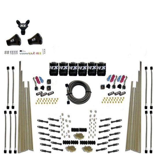 Nitrous Express 8 Cyl Dry Direct Port, Three Stage, 6 Solenoids, No Bottle (200-600 HP) - 93206-00