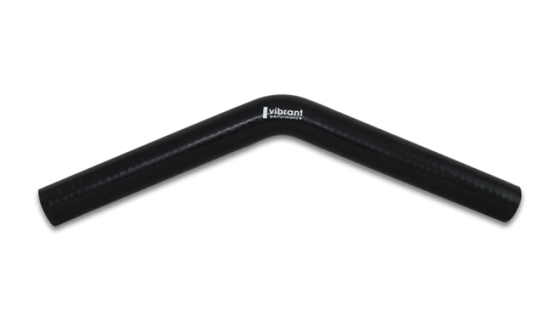 Vibrant Performance 45 Degree Elbow, 1.00in ID x 8.00in Leg Length - Black, Custom Automotive Fabrication, for Custom Builds - Part 2968