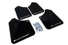 Load image into Gallery viewer, Rally Armor UR Mudflaps Black Urethane White Logo 2002-2007 Impreza/ 2002-2007 WRX / 2004-2007 STI - eliteracefab.com