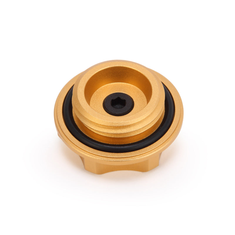 Mishimoto Subaru Oil FIller Cap - Gold - eliteracefab.com