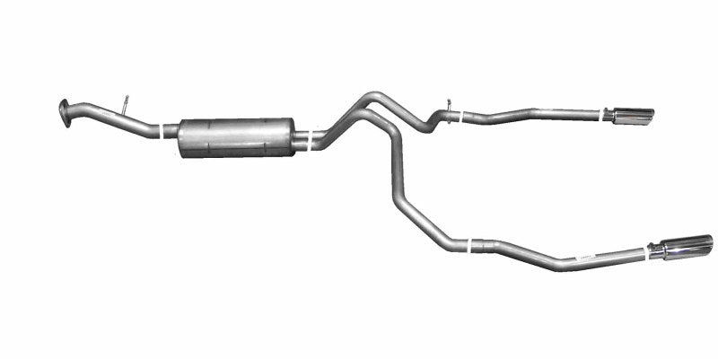 Gibson 00-01 Chevrolet Tahoe Base 4.8L 2.25in Cat-Back Dual Split Exhaust - Stainless Gibson