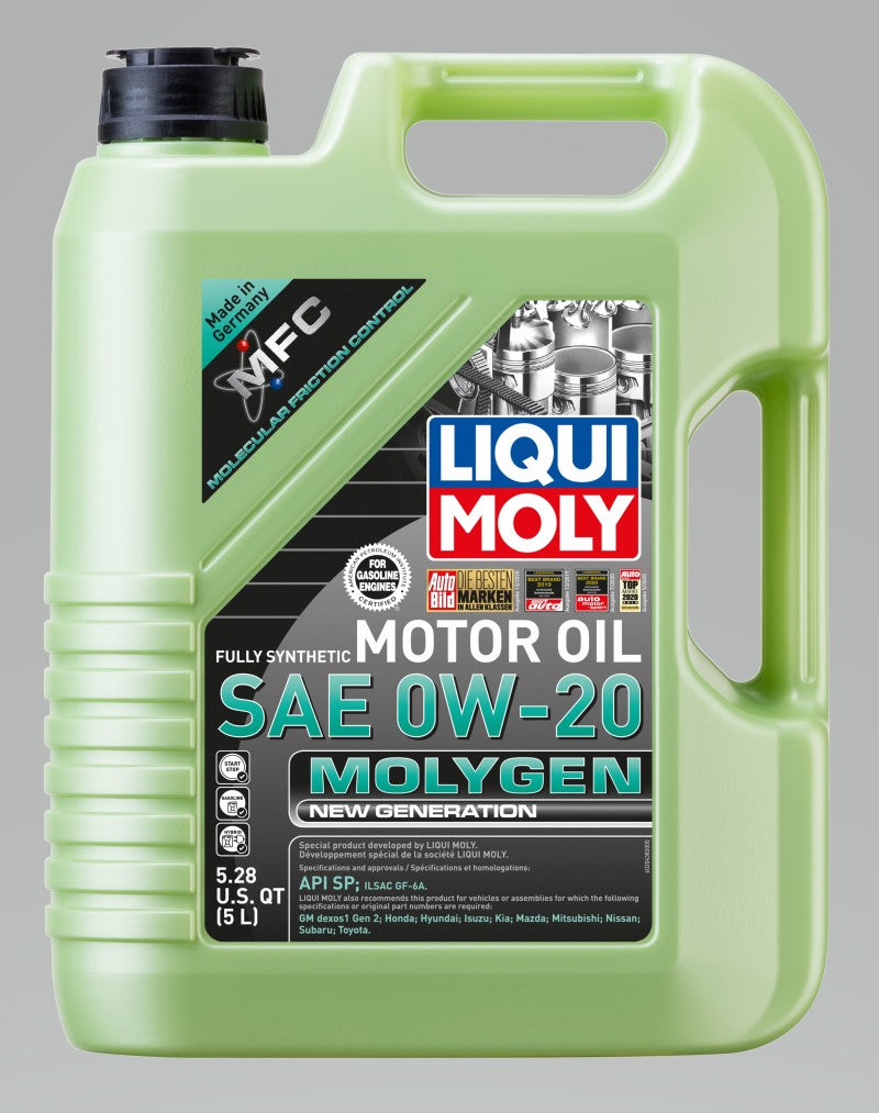 LIQUI MOLY 5L Molygen New Generation 0W20 (case of 4 ) LIQUI MOLY