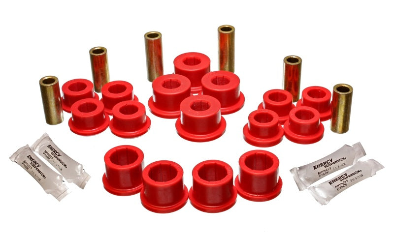 Energy Suspension 04-07 Mazda RX8 Red Rear Lateral/Trailing Arm Bushings - eliteracefab.com